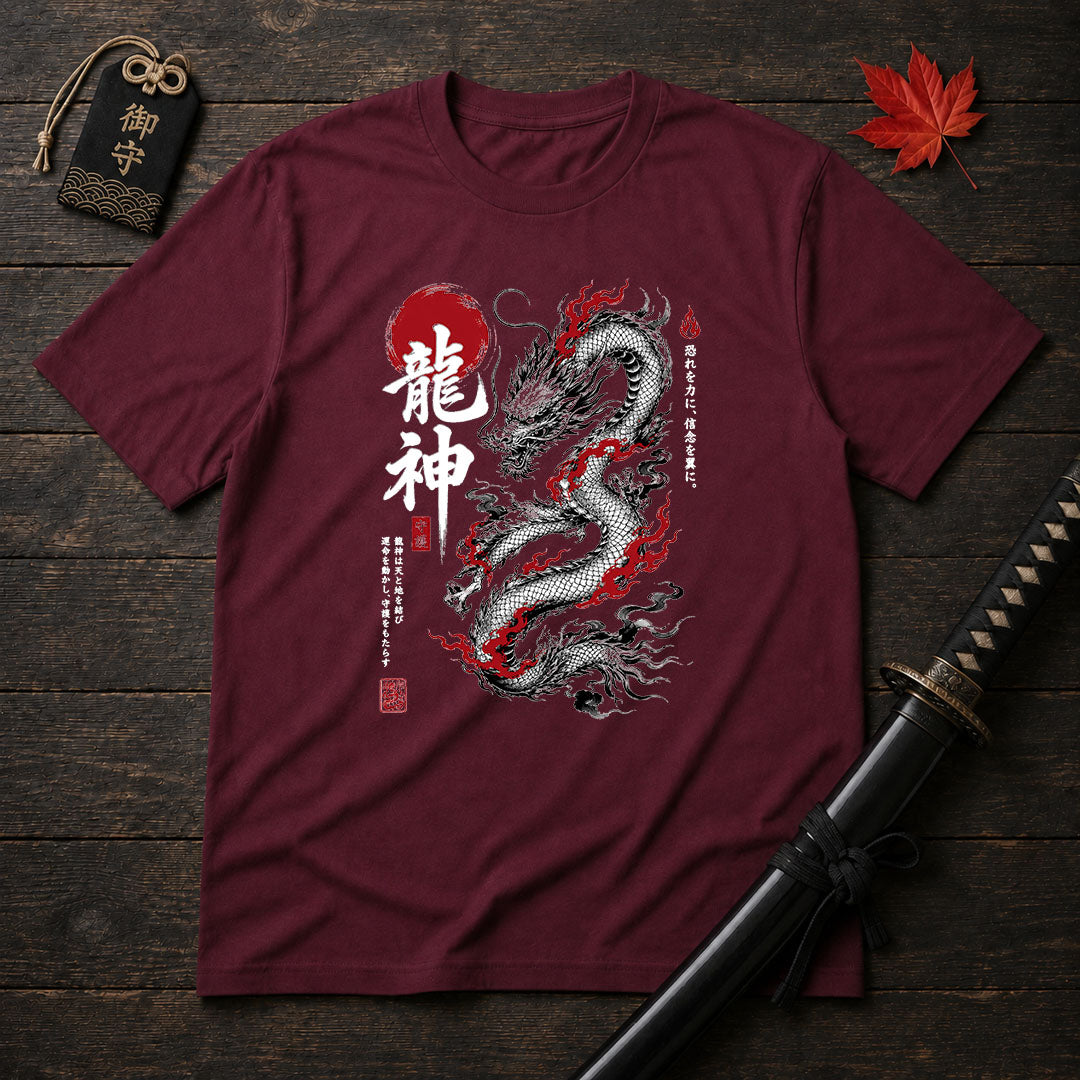 Dragon God Samurai T-Shirt