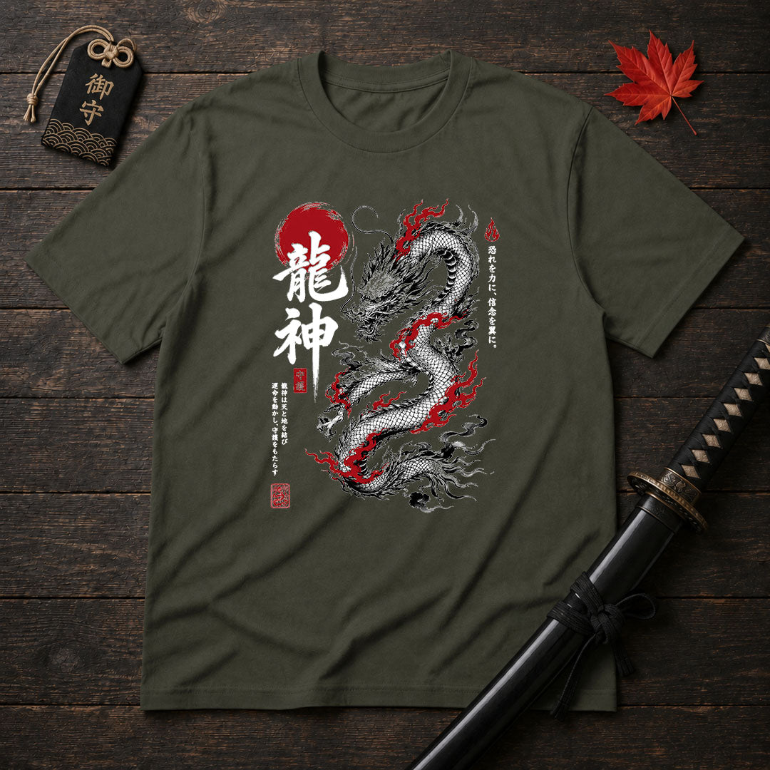 Dragon God Samurai T-Shirt