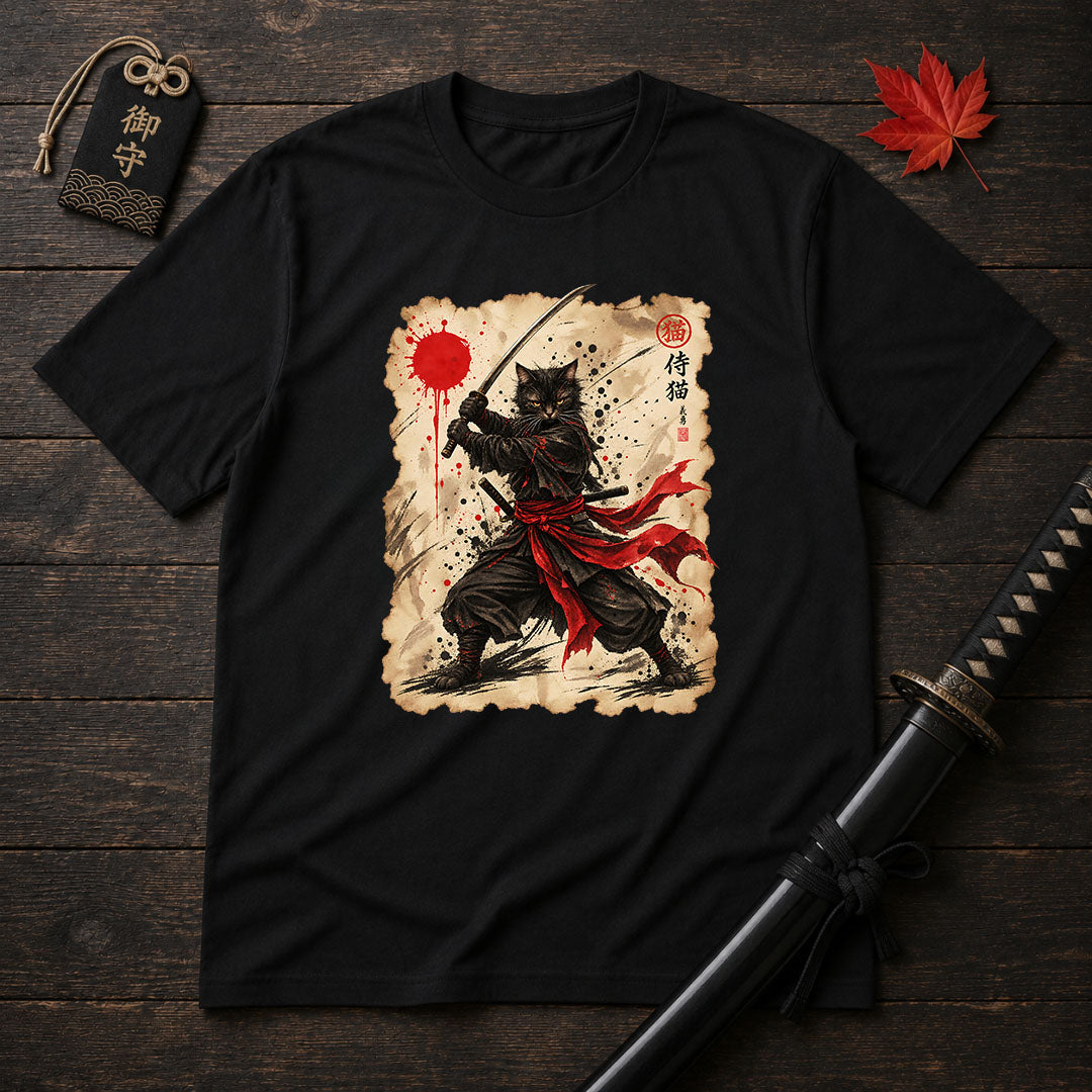 Fierce Cat Ronin T-Shirt