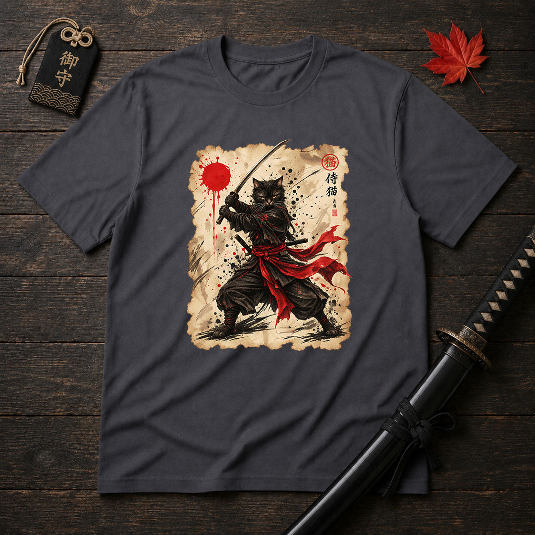 Fierce Cat Ronin T-Shirt