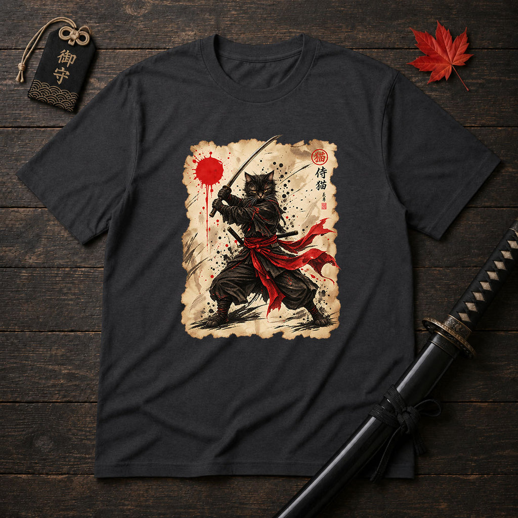 Fierce Cat Ronin T-Shirt
