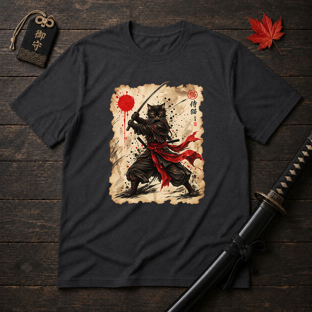Fierce Cat Ronin T-Shirt