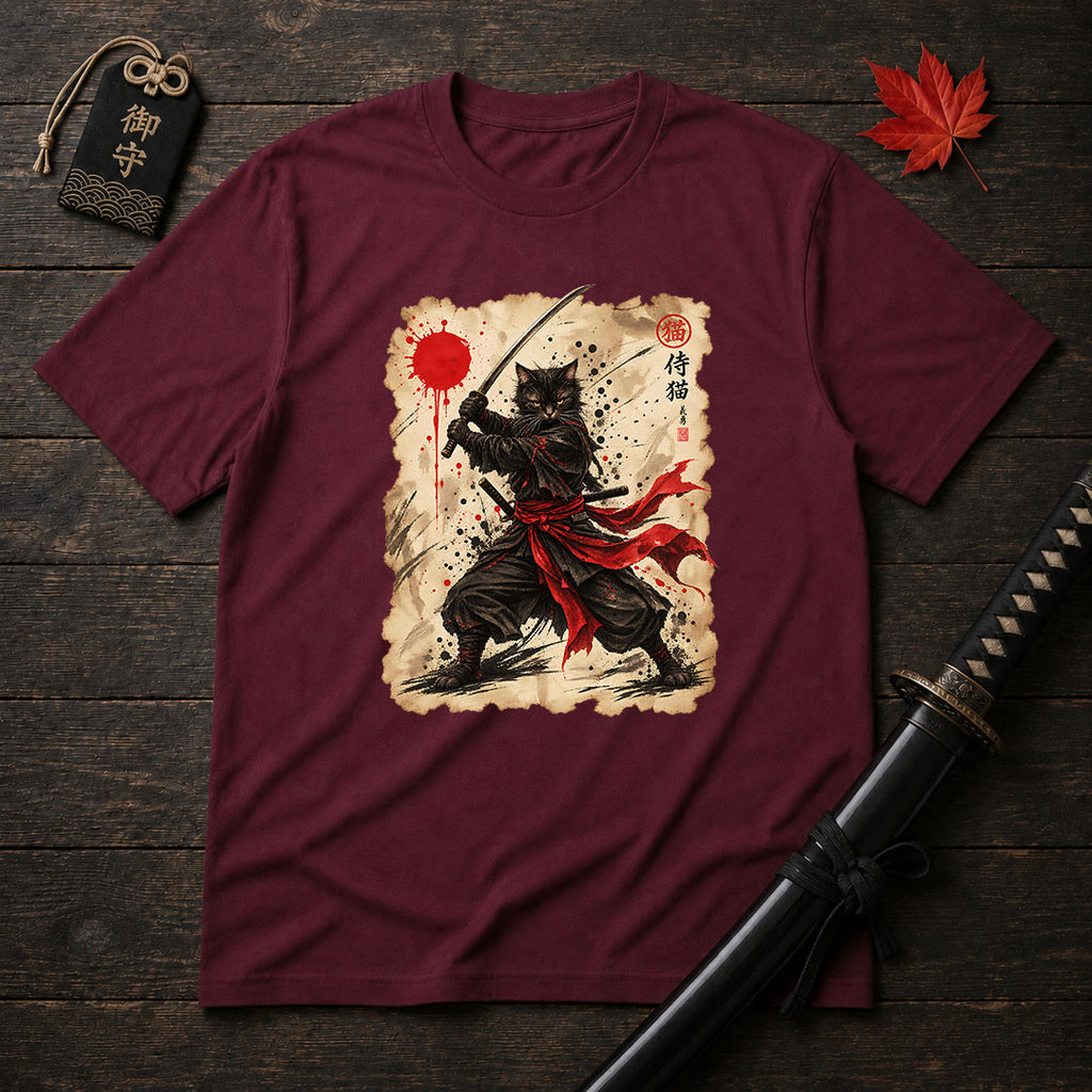 Fierce Cat Ronin T-Shirt