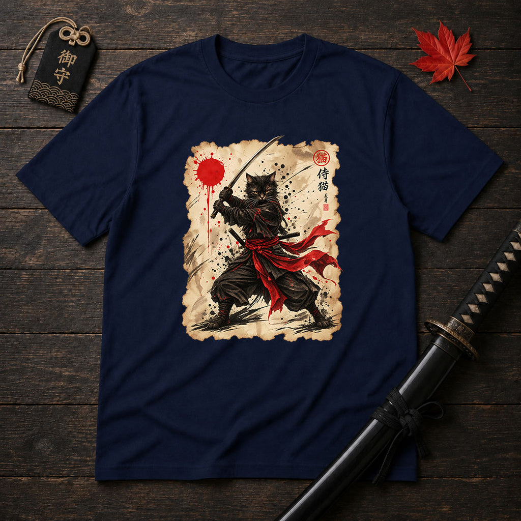 Fierce Cat Ronin T-Shirt