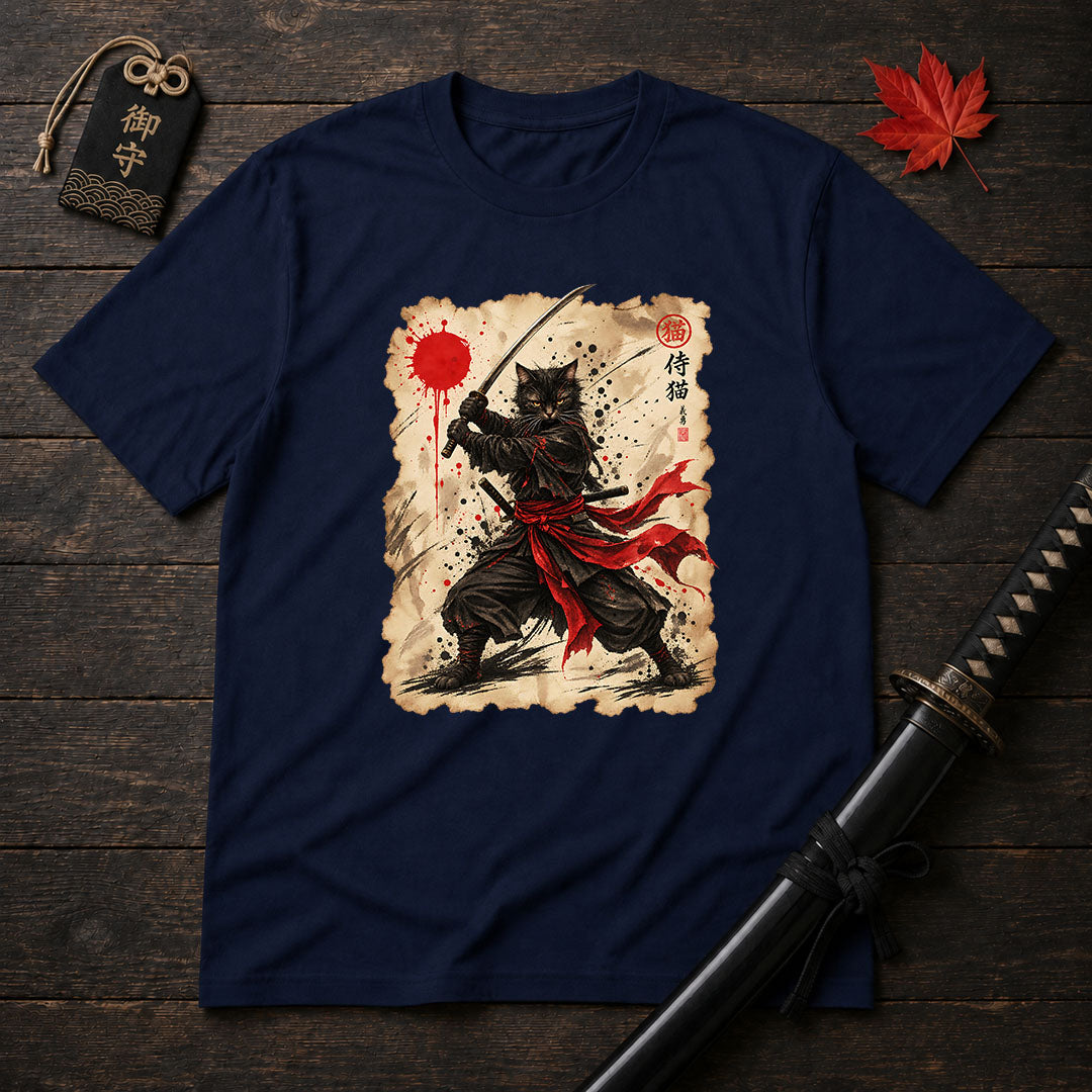 Fierce Cat Ronin T-Shirt