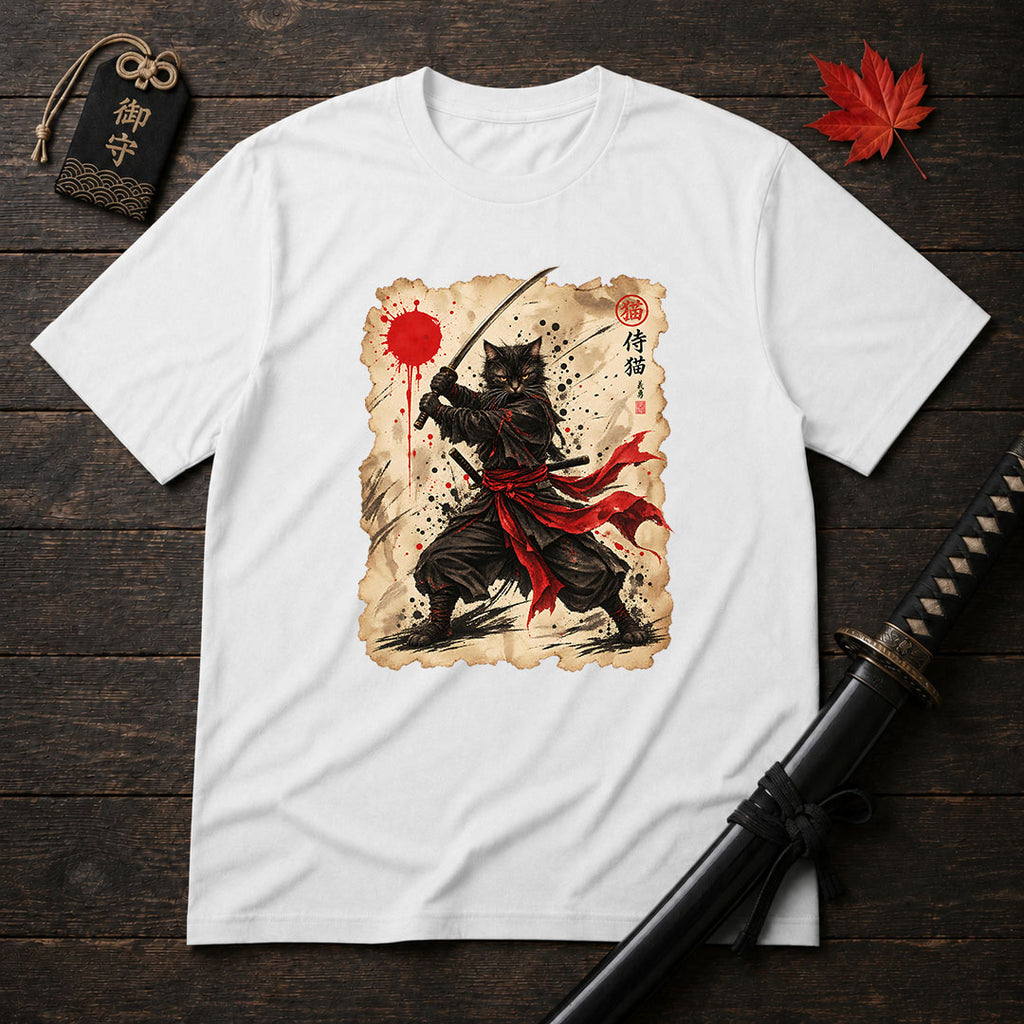 Fierce Cat Ronin T-Shirt