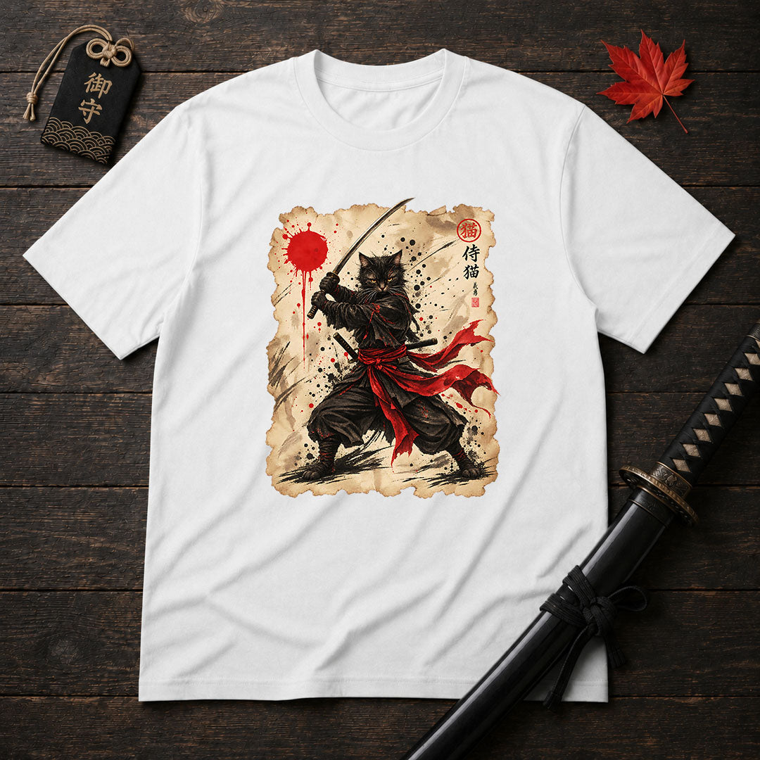 Fierce Cat Ronin T-Shirt