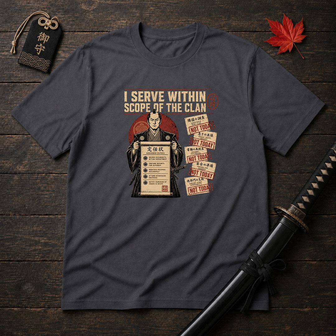 I Serve Within Scope Of The Clan T-Shirt