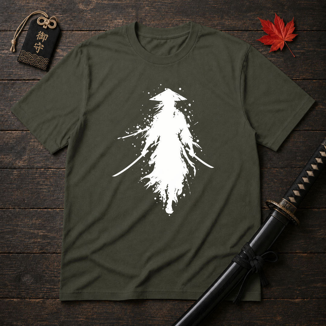 Ink Splatter Samurai T-Shirt
