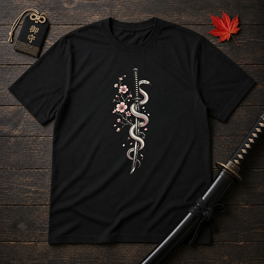 Katana And Snake T-Shirt