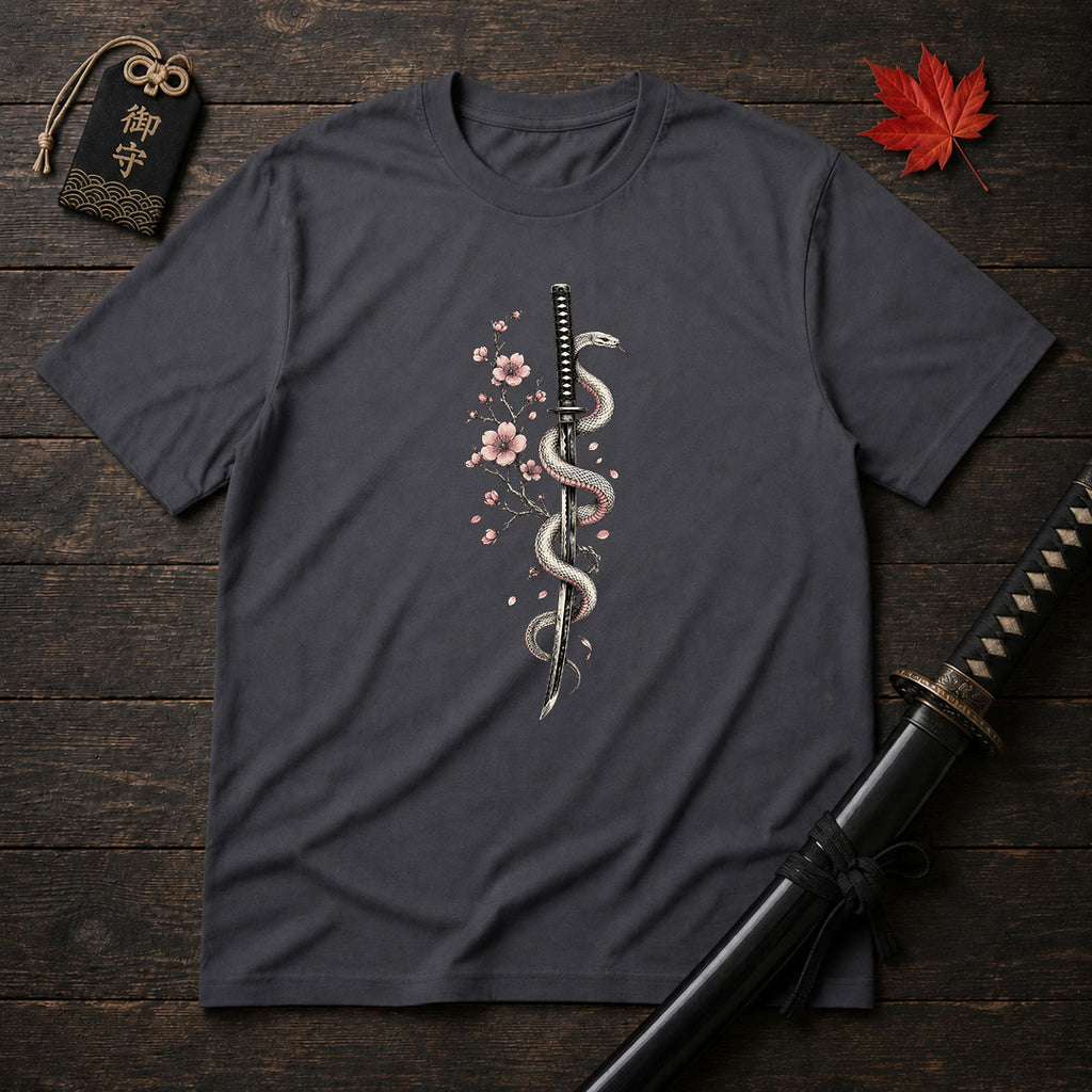 Katana And Snake T-Shirt