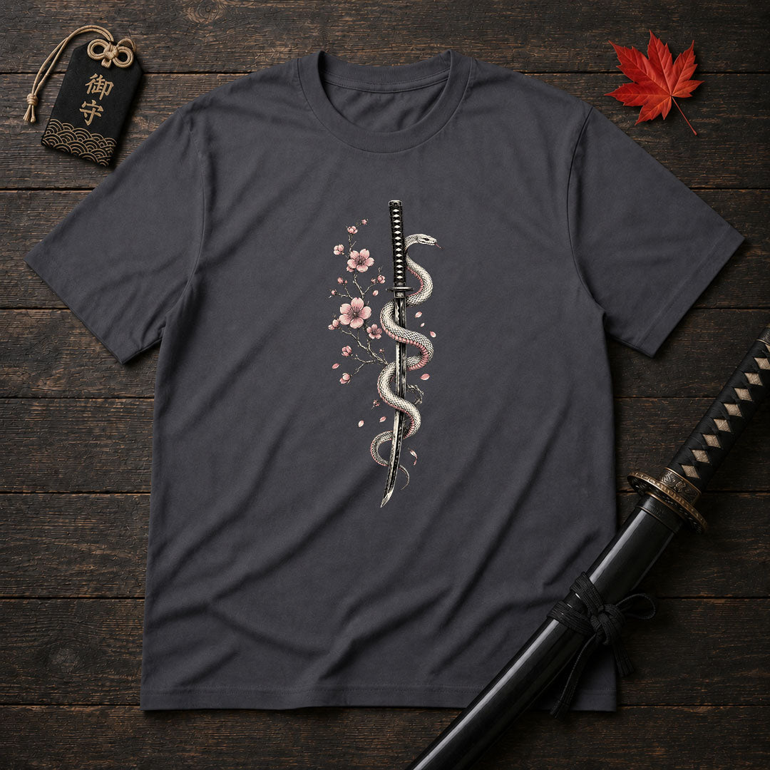 Katana And Snake T-Shirt