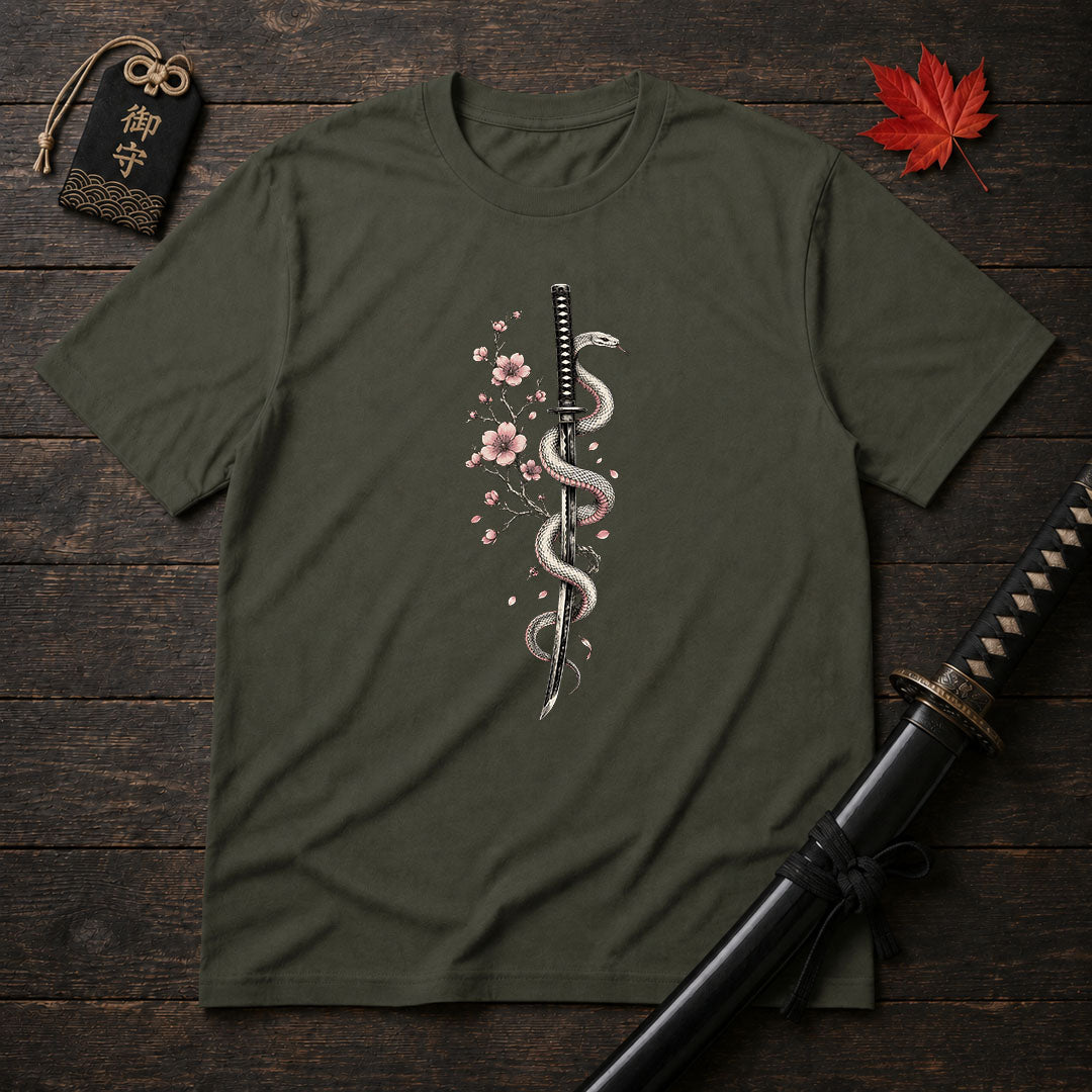 Katana And Snake T-Shirt