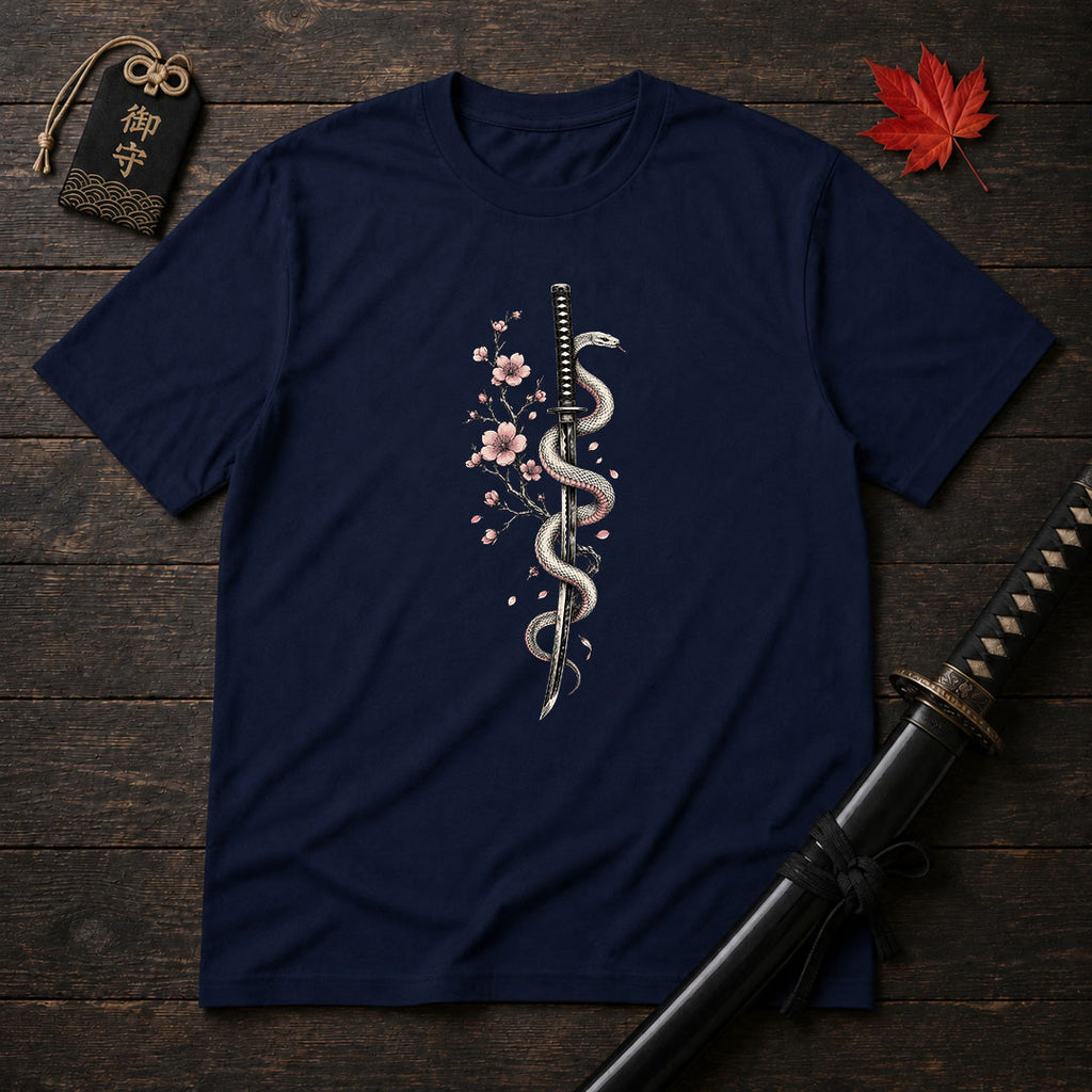 Katana And Snake T-Shirt