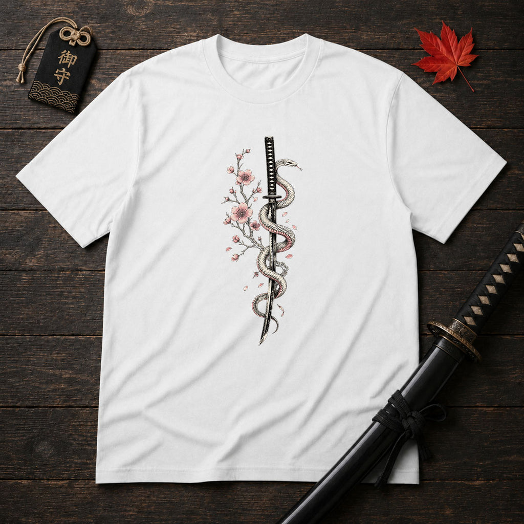 Katana And Snake T-Shirt