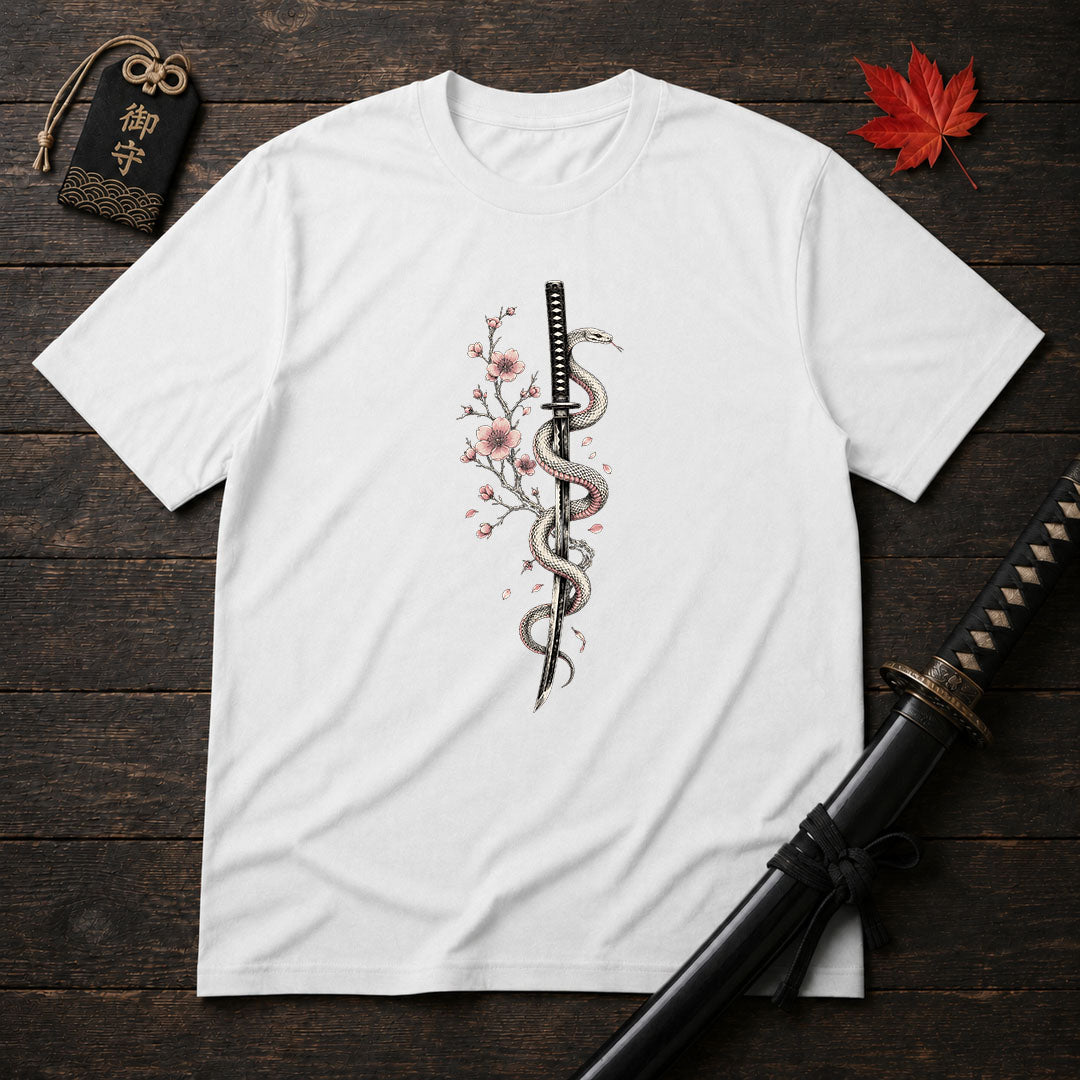 Katana And Snake T-Shirt