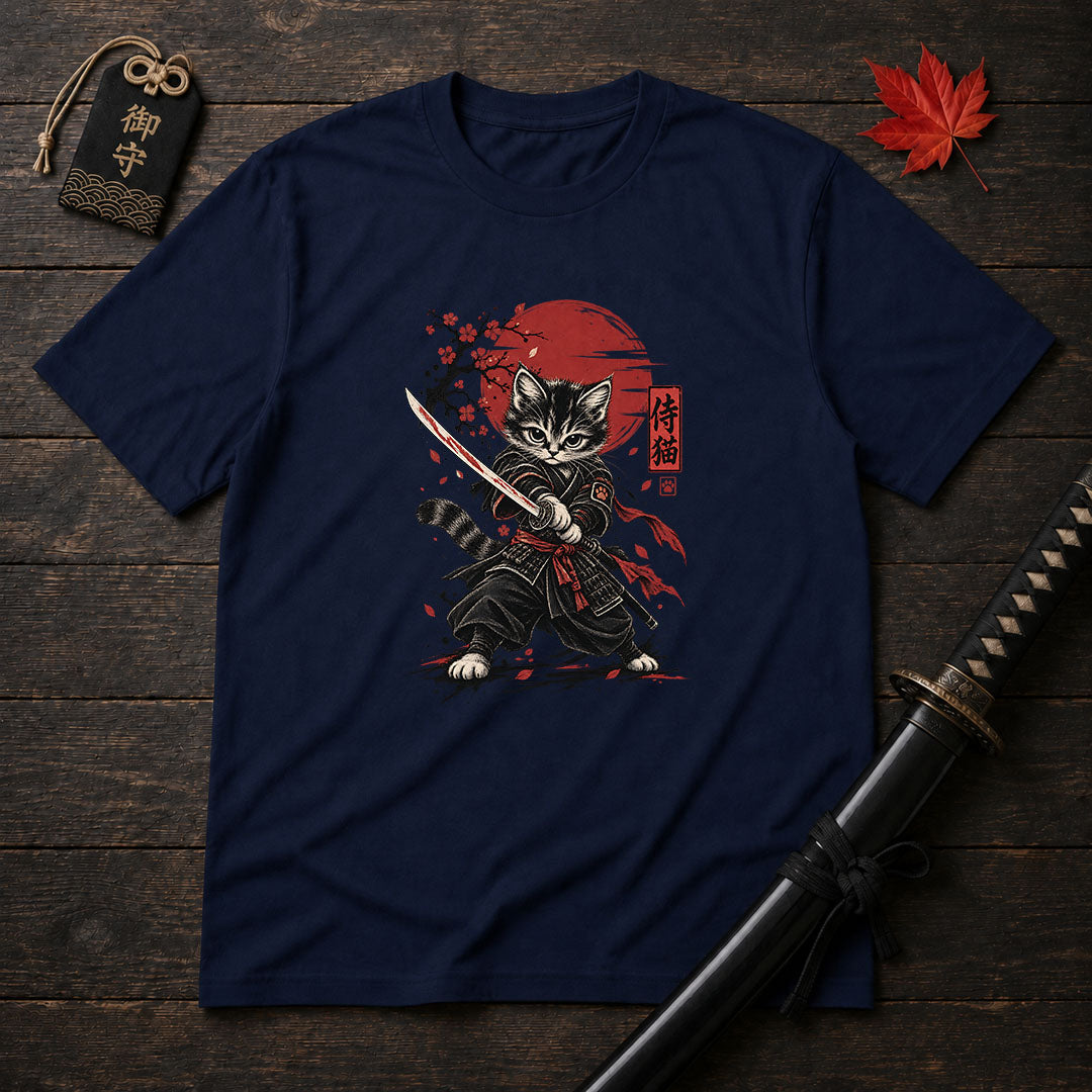 Katana Kitten Warrior T-Shirt