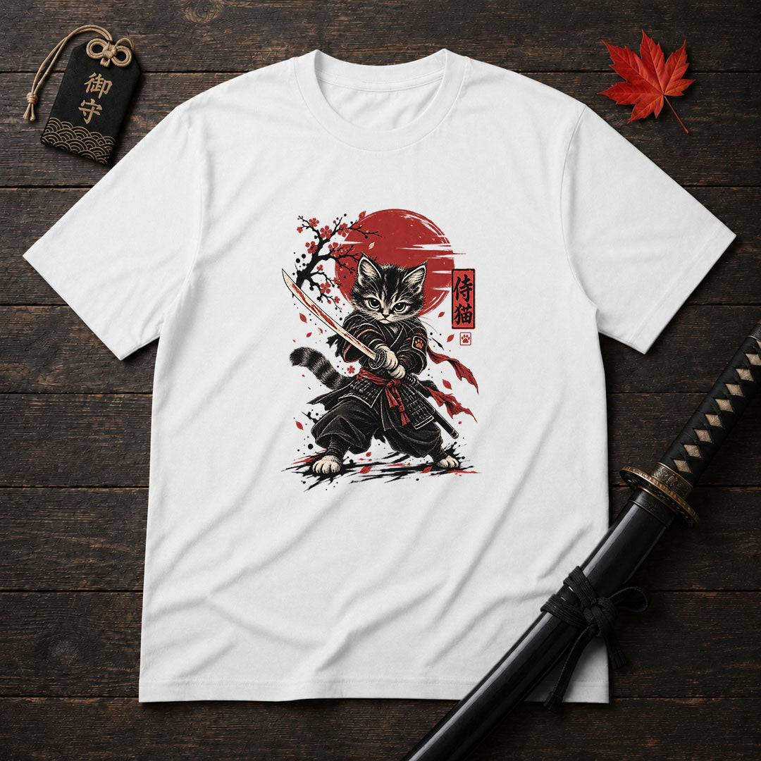 Katana Kitten Warrior T-Shirt