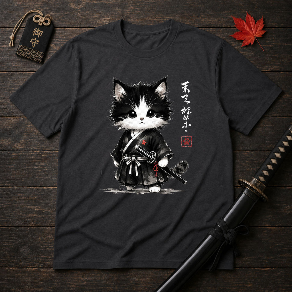 Kawaii Cat Ronin T-Shirt
