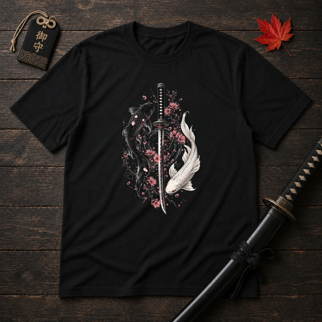 Koi and Katana T-Shirt