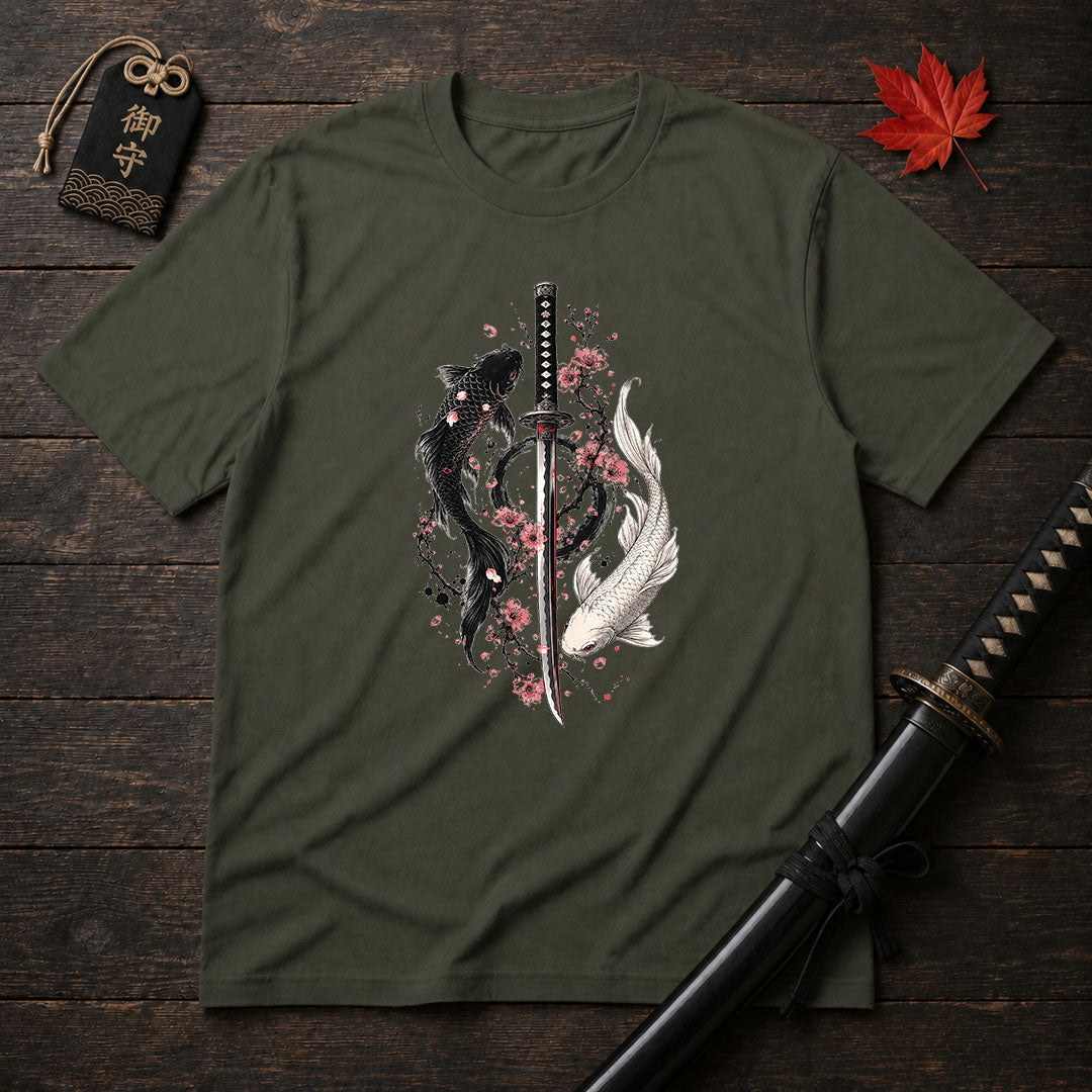 Koi and Katana T-Shirt