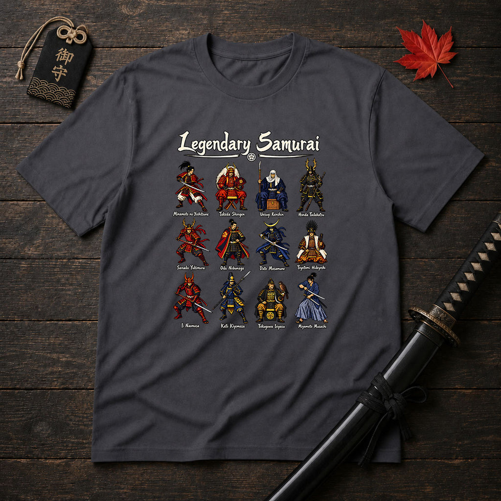 Legendary Samurai Illustrated T-Shirt
