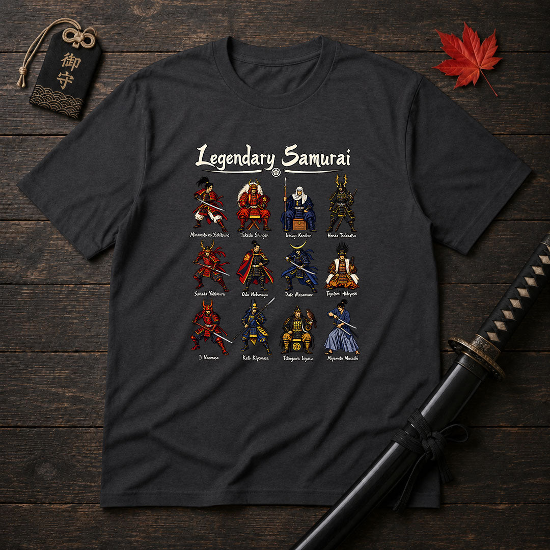 Legendary Samurai Illustrated T-Shirt