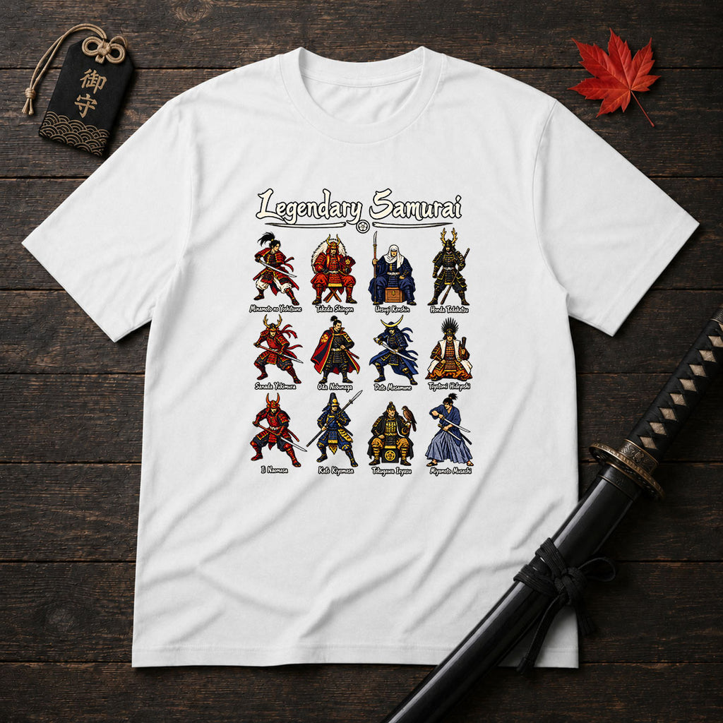 Legendary Samurai Illustrated T-Shirt