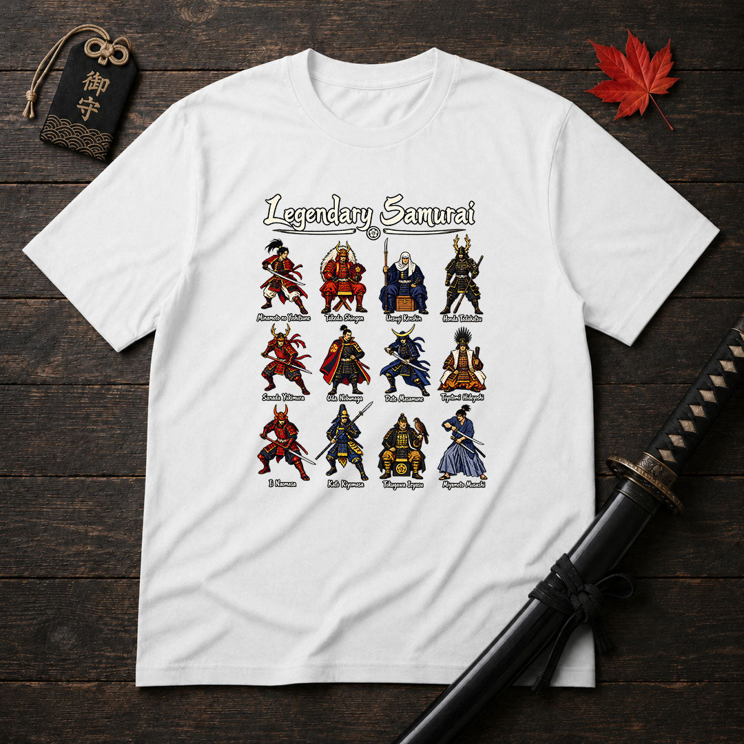 Legendary Samurai Illustrated T-Shirt