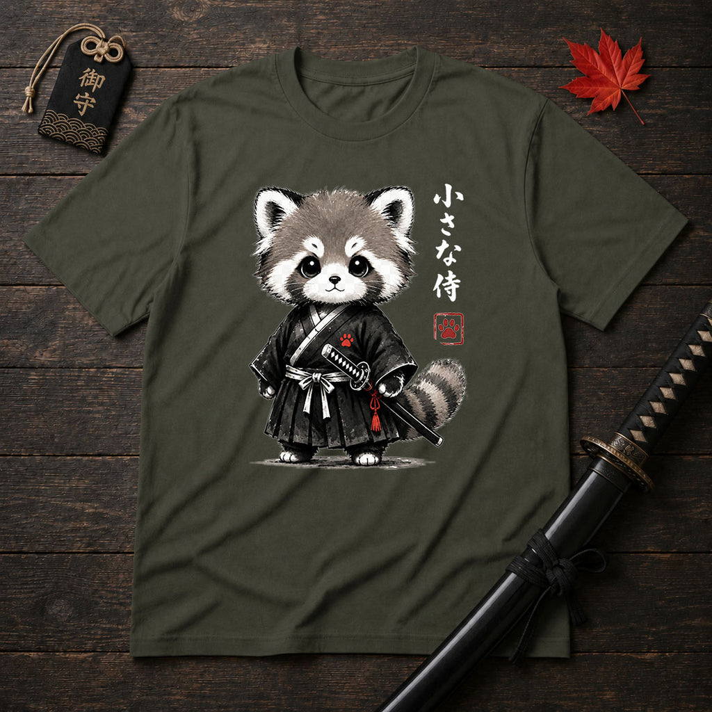 Little Samurai Raccoon T-Shirt