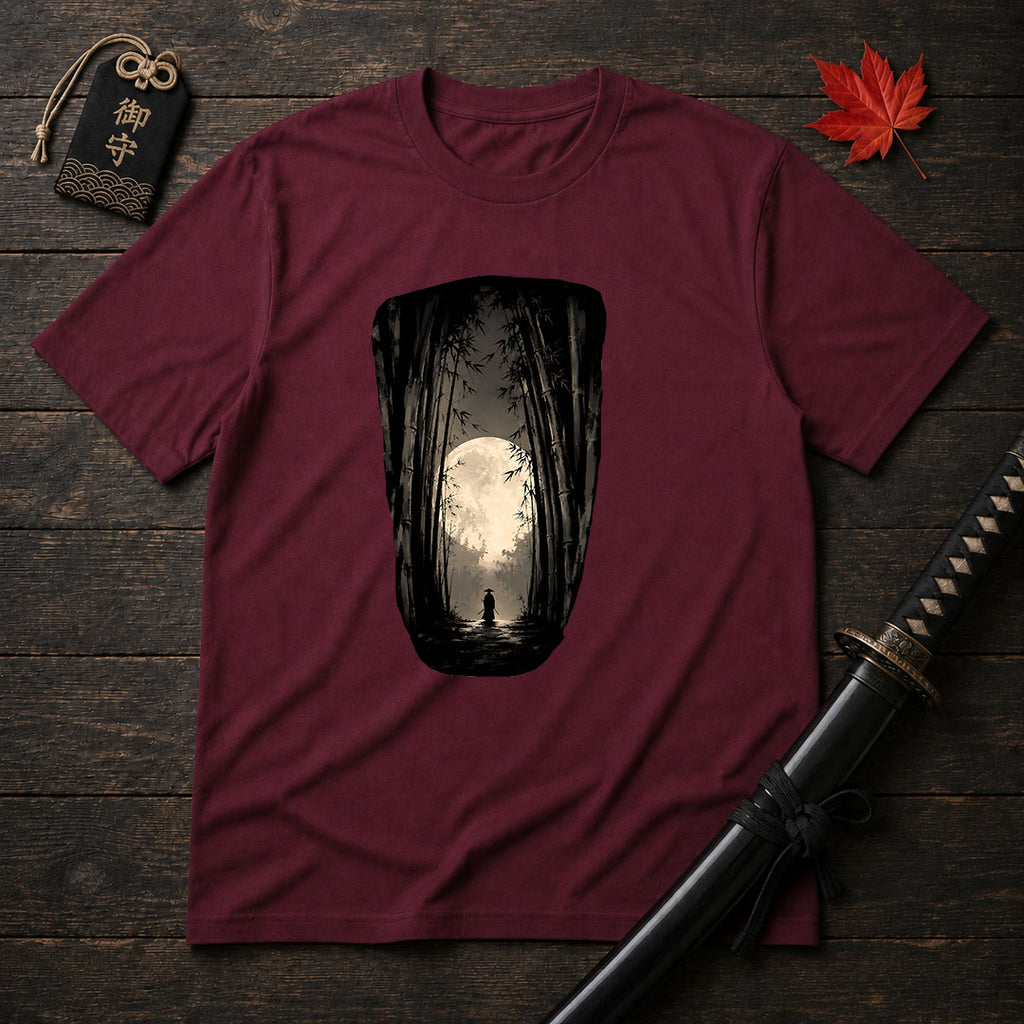 Moonlit Bamboo Path T-Shirt