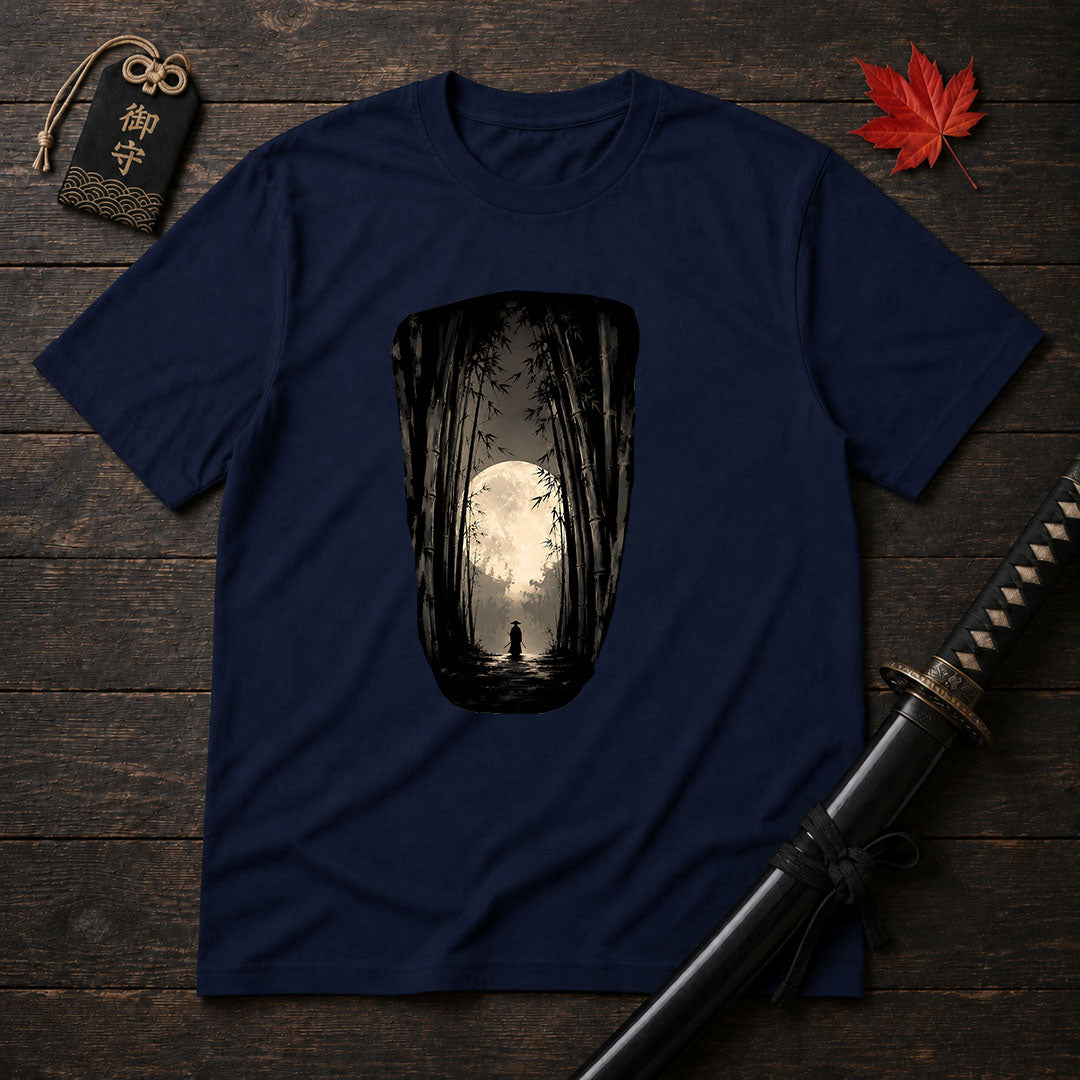 Moonlit Bamboo Path T-Shirt