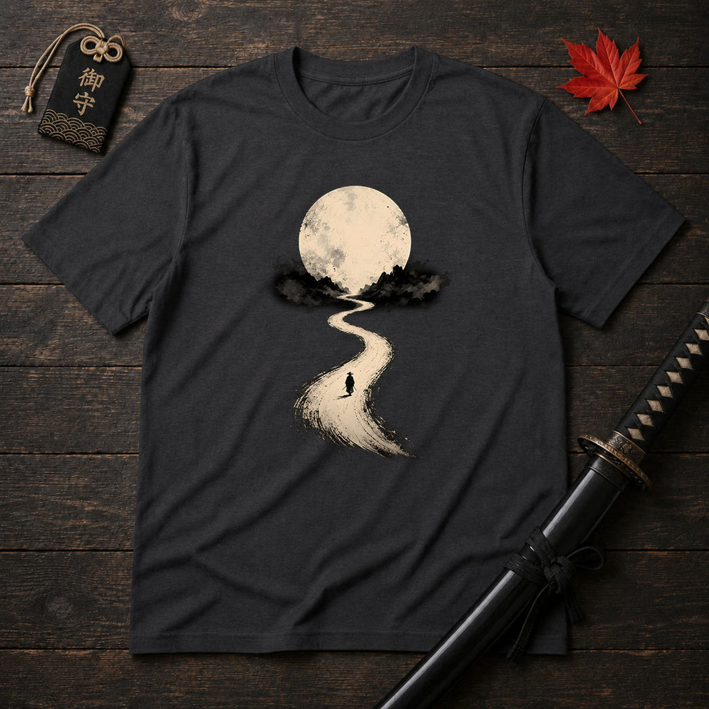 Moonlit Road Samurai T-Shirt