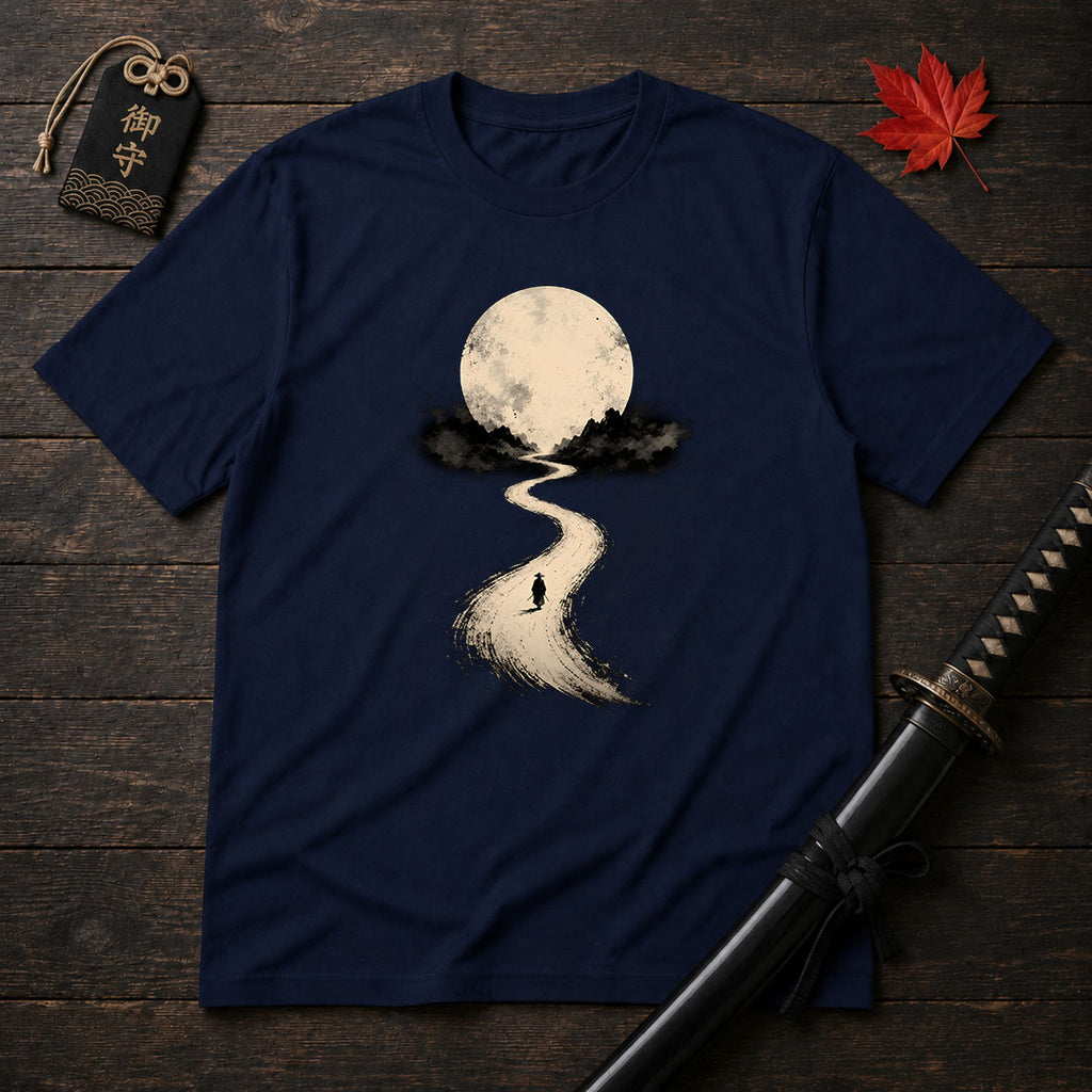 Moonlit Road Samurai T-Shirt