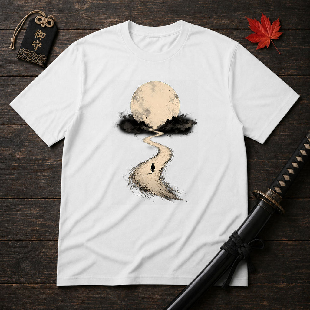 Moonlit Road Samurai T-Shirt