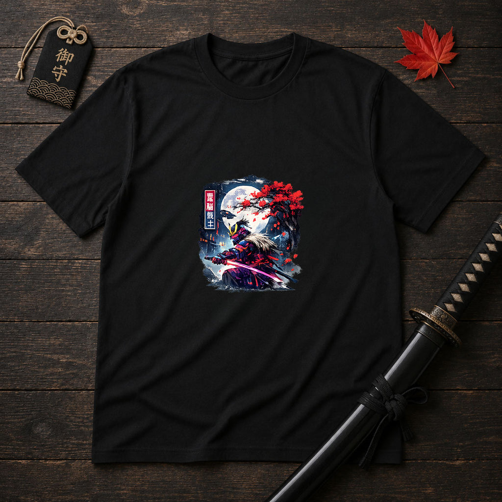 Neon Moon Samurai T-Shirt