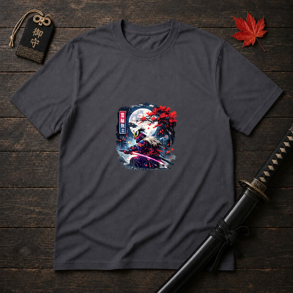 Neon Moon Samurai T-Shirt