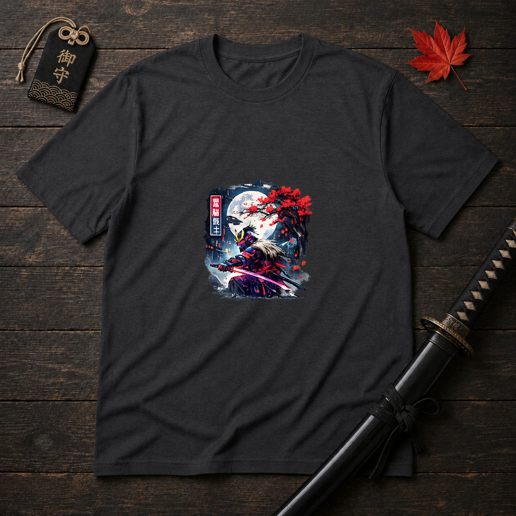 Neon Moon Samurai T-Shirt