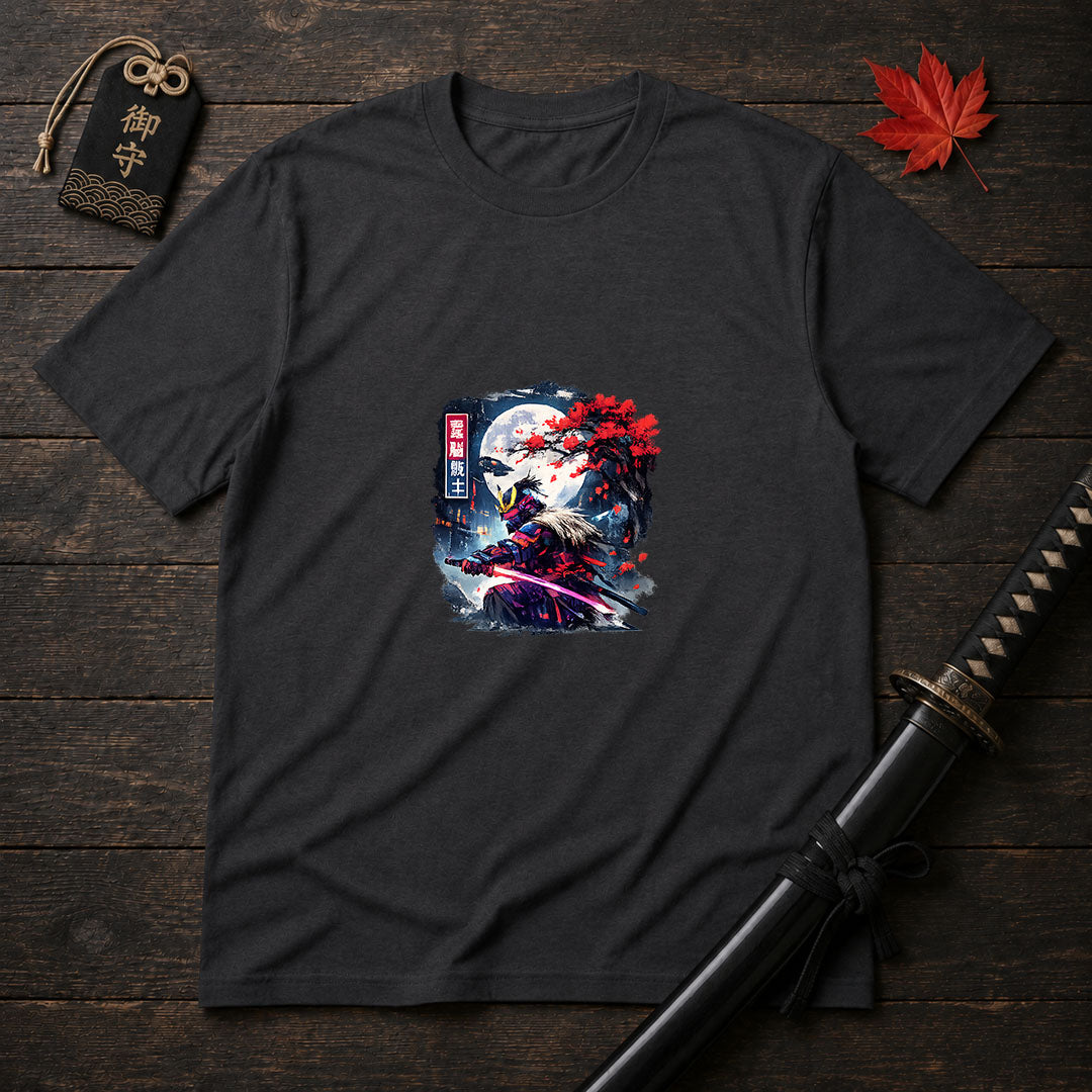Neon Moon Samurai T-Shirt