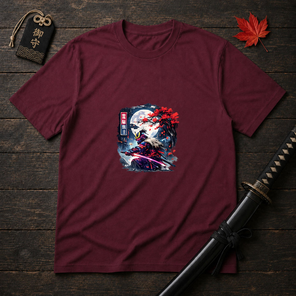 Neon Moon Samurai T-Shirt