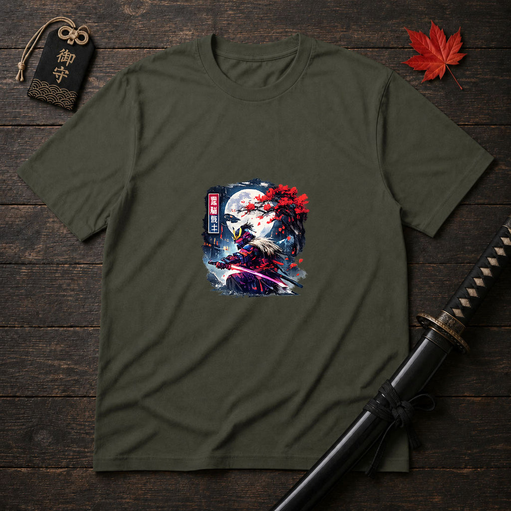 Neon Moon Samurai T-Shirt