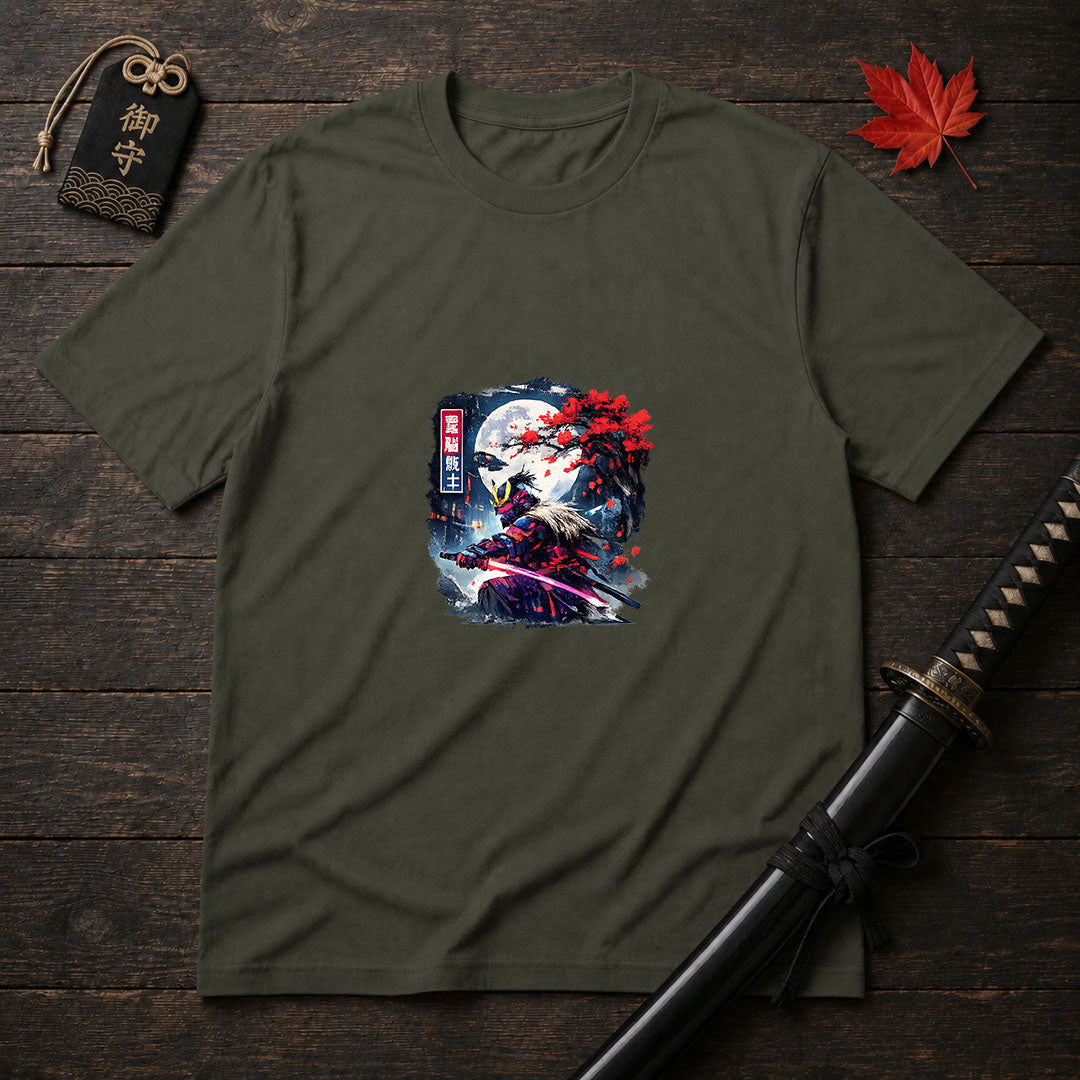 Neon Moon Samurai T-Shirt