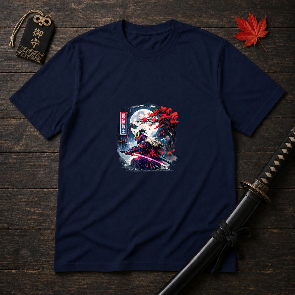 Neon Moon Samurai T-Shirt