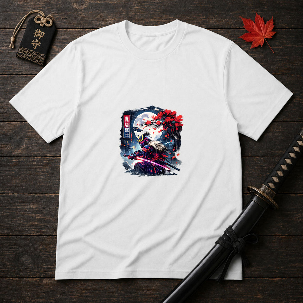 Neon Moon Samurai T-Shirt