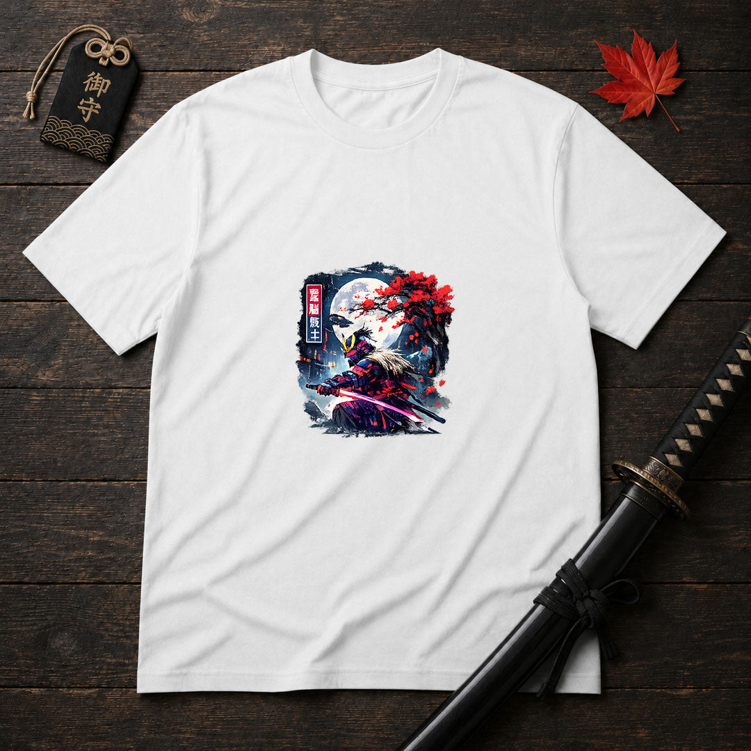 Neon Moon Samurai T-Shirt