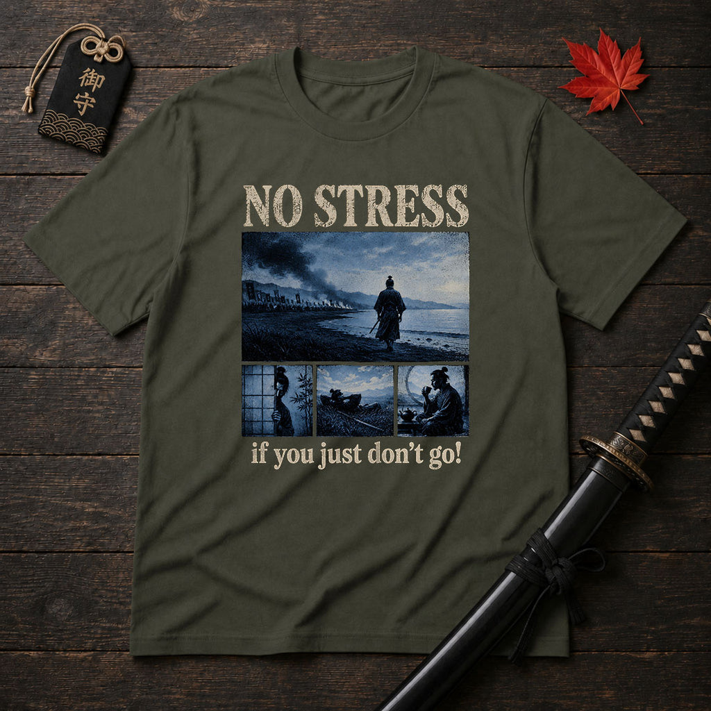 No Stress Samurai T-Shirt