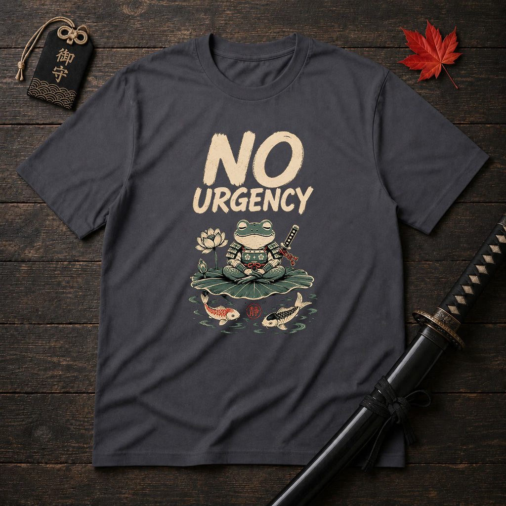 No Urgency Samurai Frog T-Shirt