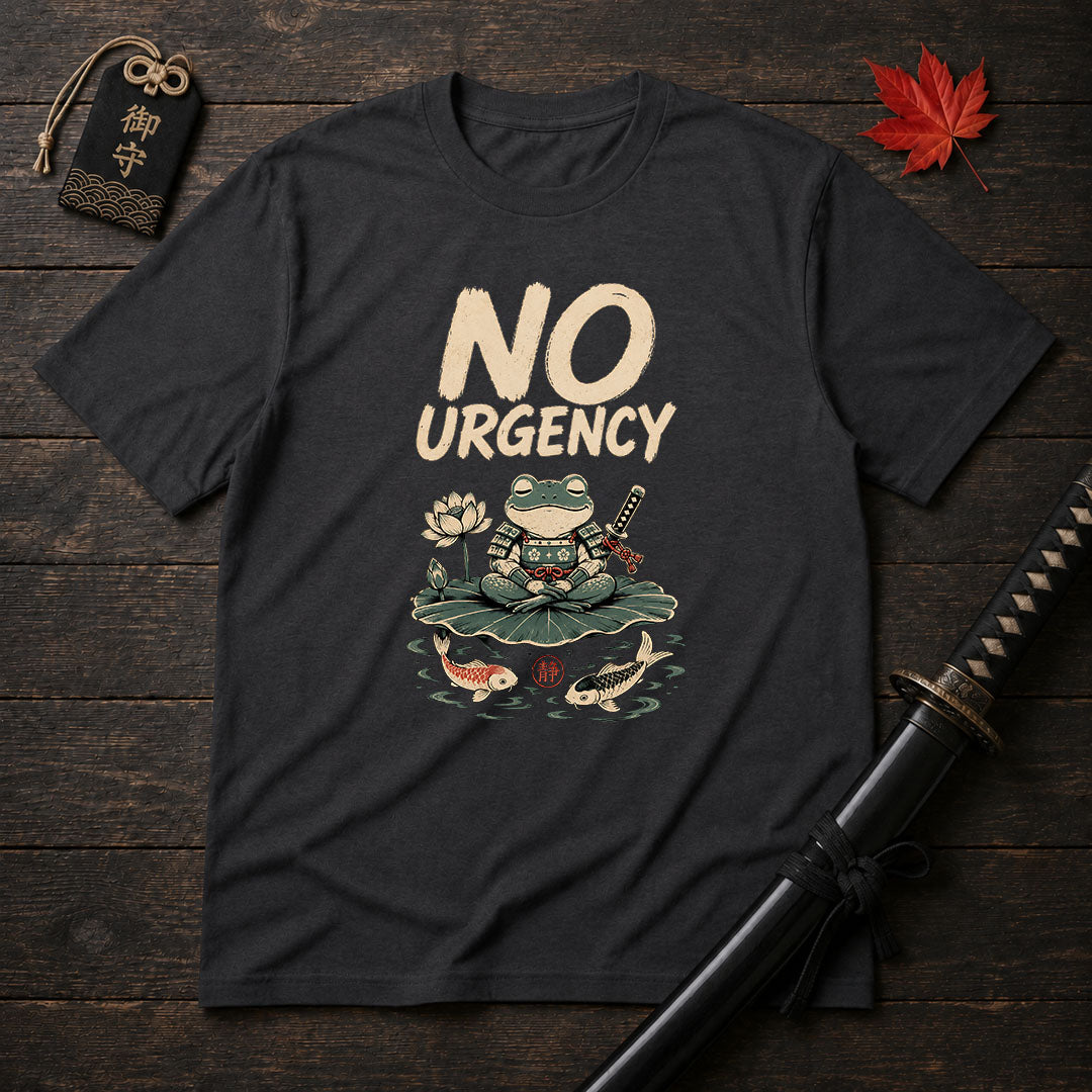 No Urgency Samurai Frog T-Shirt