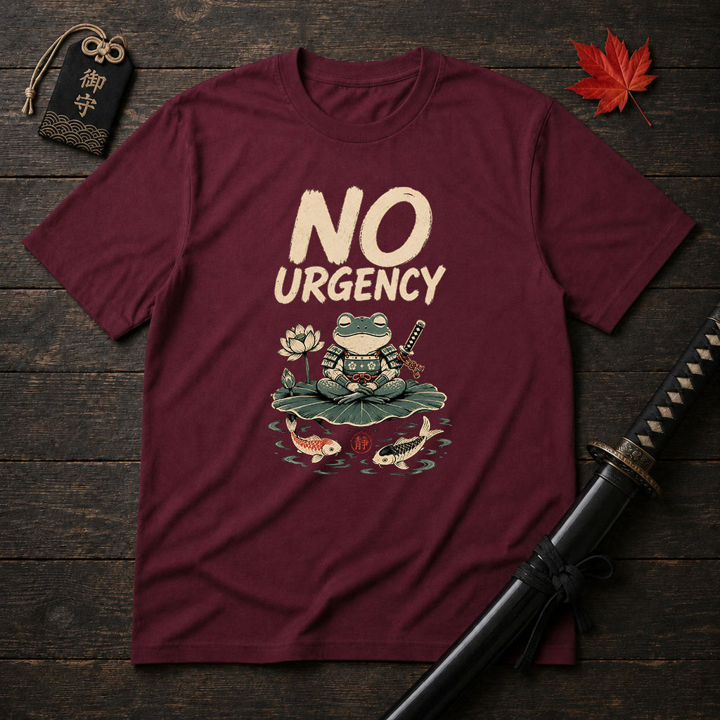 No Urgency Samurai Frog T-Shirt