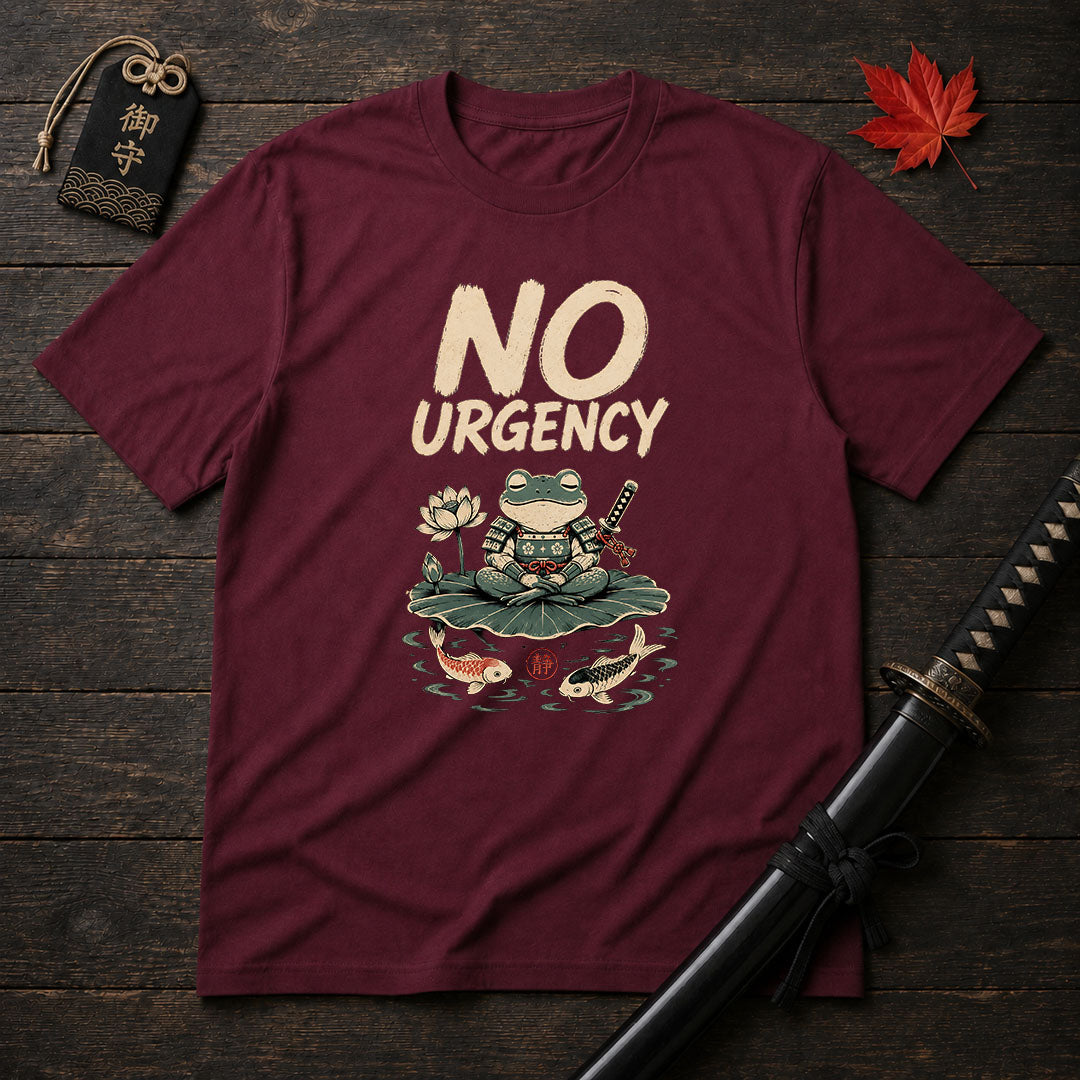 No Urgency Samurai Frog T-Shirt